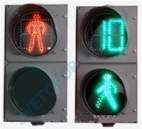 Подробнее о Светофор светодиодный пешеходный с секциями  СПК-В-300 и  СПЗ-В-300 