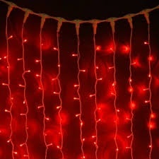 Подробнее о Дождь мерцающий красные диоды,  светодиодный (LED Плей Лайт)