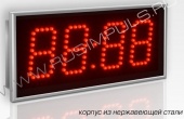 Подробнее о Импульс-410-NRG часы в корпусе из нержавеющей стали