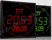 Подробнее о Импульс-440R-D10-D6-DN6xZ2 часы-календарь с круговым ходом