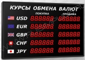 Подробнее о Импульс-304-5x2xZ6 табло валют