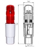   -1 >10cd,  , 30-265V AC/DC, IP65   