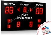 Подробнее о Импульс-710-D10x4-D8x3-S4-A2 табло для волейбола