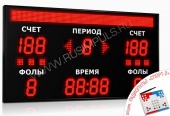 Подробнее о Импульс-713-D13x13xN6-S8x128xP10-S6-A2 табло для баскетбола