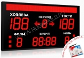 Подробнее о Импульс-724-D24x6-D18x7-S12x160xP10-S6-A2 табло для баскетбола