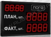 Подробнее о Импульс-908-L2xD8x4-D6x4 табло производственных показателей