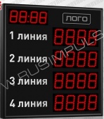 Подробнее о Импульс-918-L4xD18x4-D13x4 табло производственных показателей