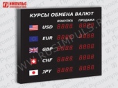 Подробнее о Импульс-302-5x2xZ4 табло валют