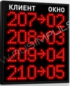 Подробнее о Импульс-110-L4x30x8xZ6 центральное табло очереди