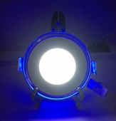 Подробнее о 701R-22W-6000K Светильник встраиваемый, круглый,со стеклом,LED-подсветка,22 W
