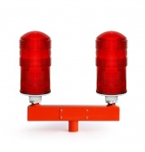 Подробнее о ЗОМ- 40Вт-220 красный, сдвоенный  прибор светосигнальный